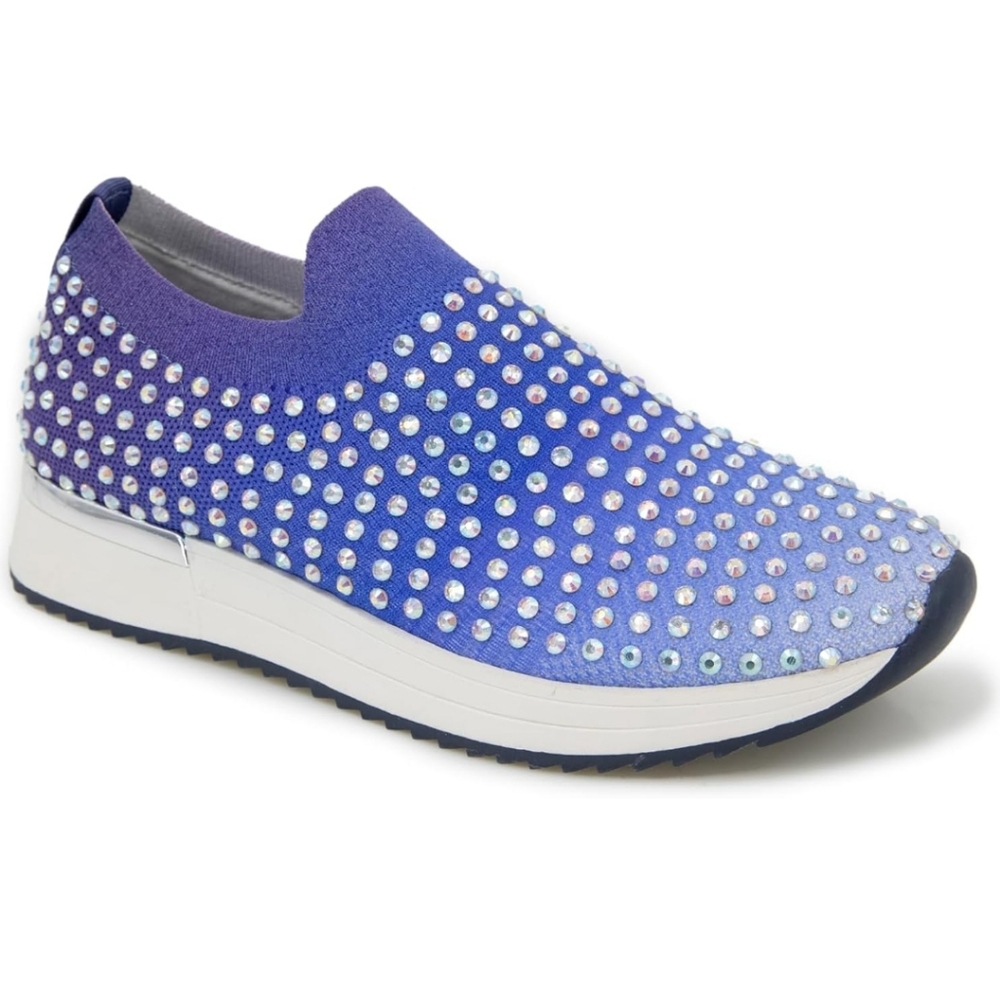 Kenneth Cole cameron jeweled Women's Purple Slip-On Sneakers